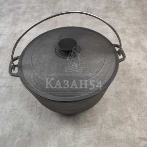 Казан чугунный походный 8 л с дужкой, БИОЛ