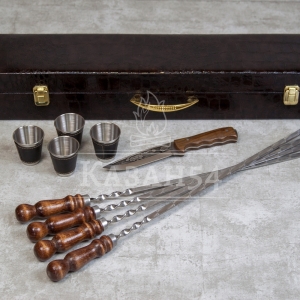 Набор шампуров в кейсе №9